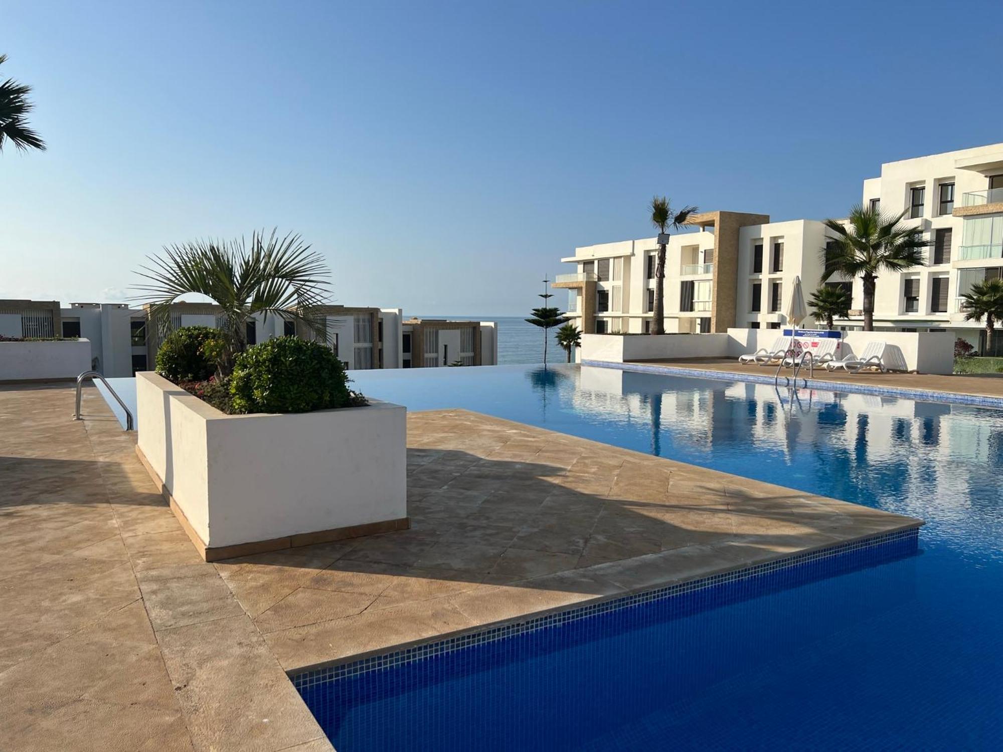 2 Bedroom Apartment With Sea View And Private Pool Sidi Bouqnadel Esterno foto